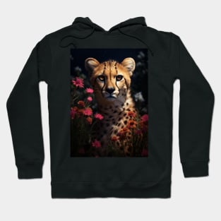 Cheetah Floral Hoodie